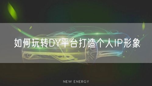 如何玩转DY平台打造个人IP形象